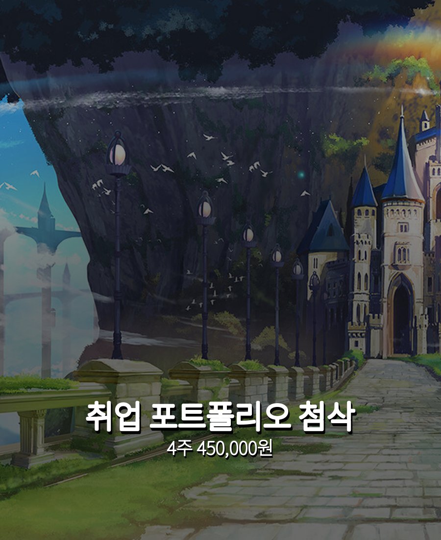 취업 포트폴리오 첨삭